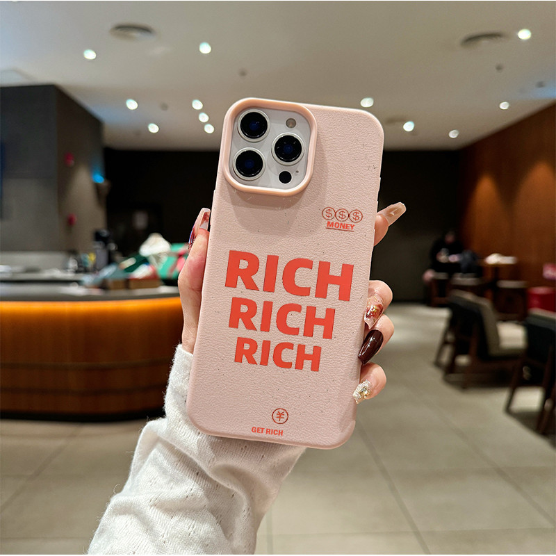 แอปเปิ้ลโทรศัพท์ RICH สำหรับ iPhone เคสไอโฟน 13 12 11 PRO MAX X XS MAX 16 15 14 XR 7/8PLUS จัดส่งจากประเทศไทย - รูปที่ 2