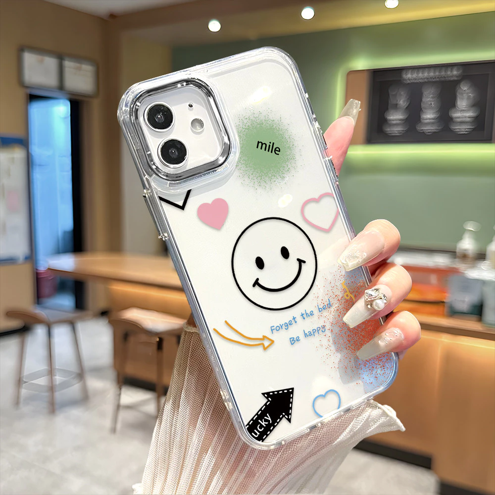 iPhone 16 15 14 13 12 11 8 7 6 X XS XR SE Plus Pro Max 2020 2022 Apple กรอบรูปโลหะ เคสไอโฟน เคสเมท JSXK สายแพร แบบใส thumbnail 6