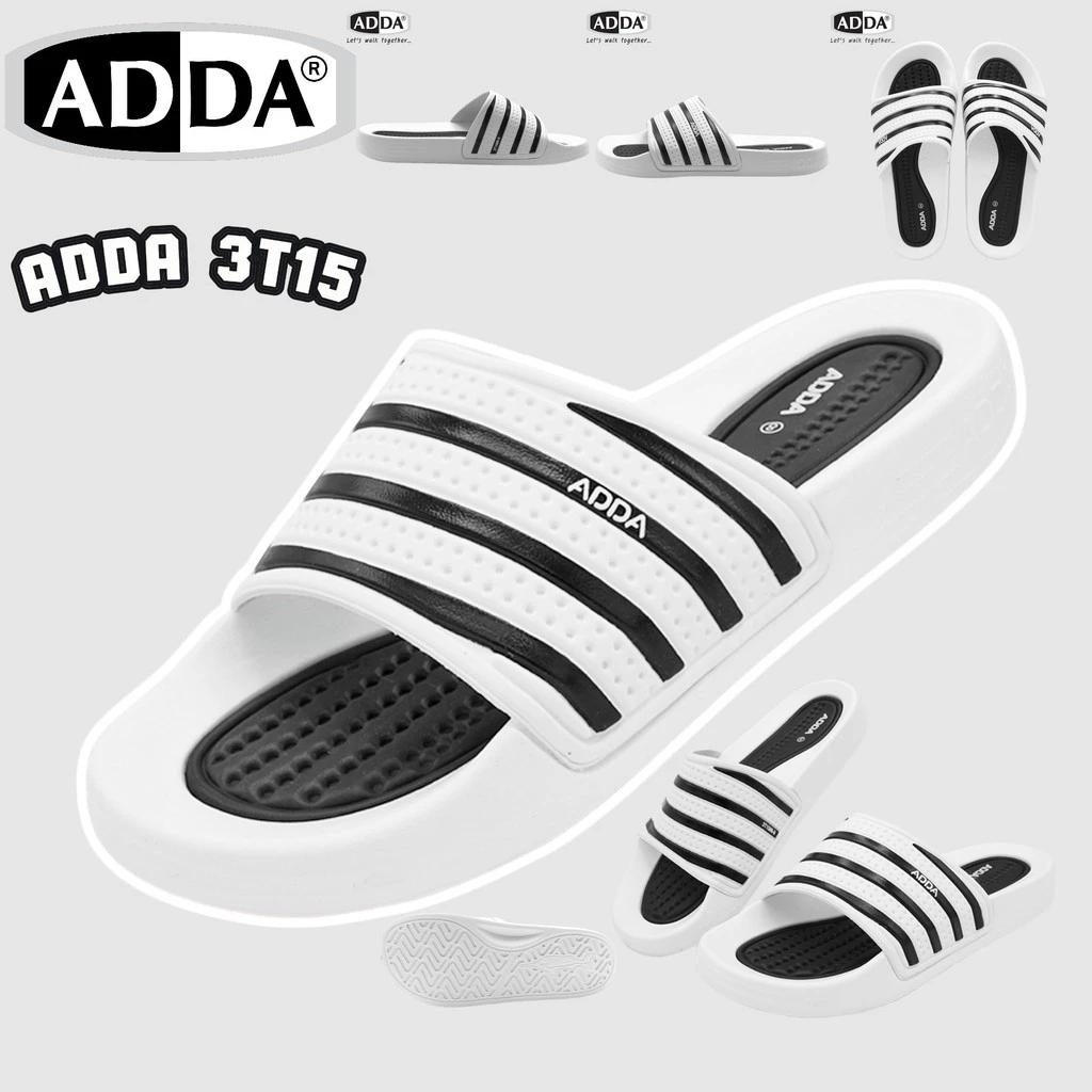 ADDA 3T15 รองเท้าแตะนุ่ม เบา กันน้ำ รองเท้าแตะลำลอง ใส่ได้ทั้งครอบครัว พ่อแม่ลูก(ของเเท้)