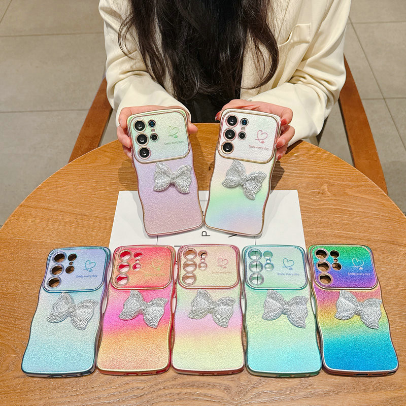 DIY 3D ผีเสื้อ Tie กล่อง Samsung Galaxy S25 Edge S25 Ultra S25 Plus S24 FE S24 Ultra S24 Plus S23FE 