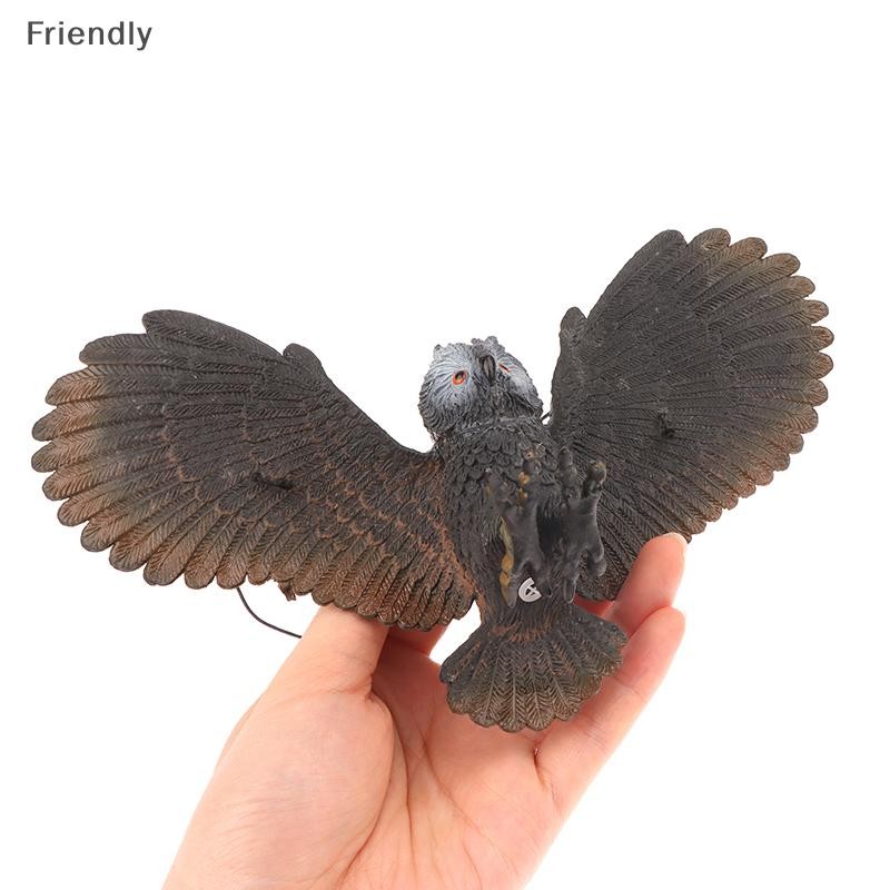 [Friendly] 1 ชิ้นกลางแจ้ง Eagle Figurine Bird Deterrent พลาสติก Eagle เครื่องประดับ Vivid Flying Bird Decoy Garden หุ่นไล่กา Boutique - รูปที่ 6