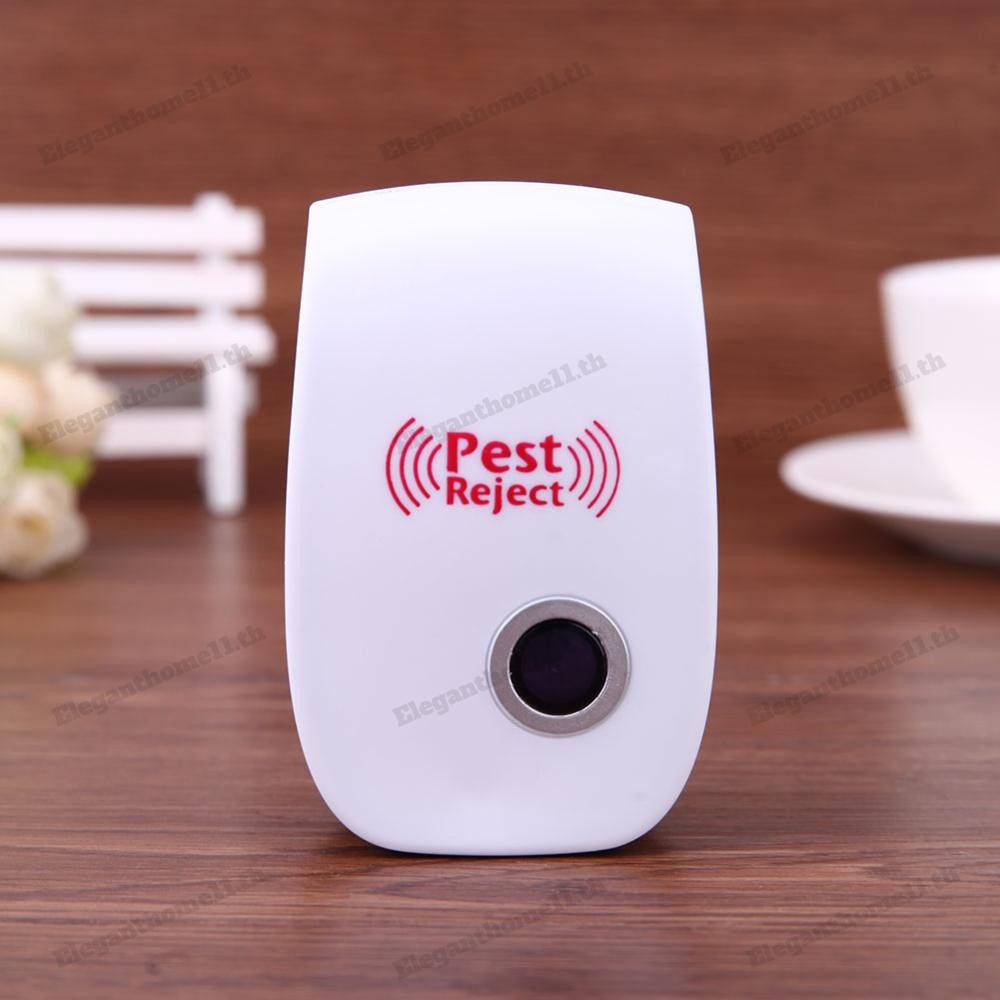 EU Plug Electronic Pest Repeller Ultrasonic Rejector ยุงไล่หนู
