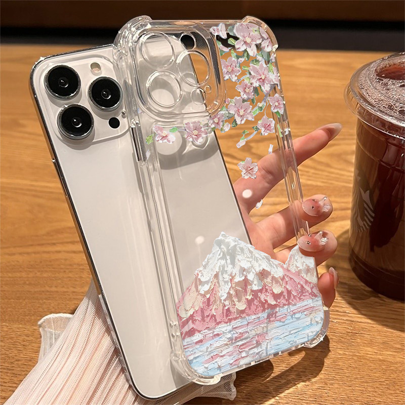 🌸GOOD🌸สี่มุมหนาป้องกันการตกเลนส์ป้องกันกรณีโทรศัพท์มือถือสำหรับ iPhone 16 15 14 13 12 11 ProMax X/XS XR XSMAX 7 8PLUS