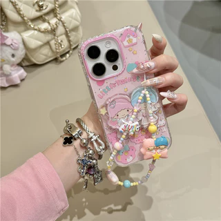 Glitter น่ารักการ์ตูน Gemini Shake สําหรับ iPhone 17 16 15 14 16 13 pro max 17PRO 17PROMAX 16PRO 16PROMAX 15PRO 15PROMAX 14PRO 14PROMAX 13PROMAX 13PRO 17กรณี Apple 16 เคสโทรศัพท์ 15ProMax สไตล์ใหม่ iPhone14 สองชั้น iPhone13 นุ่ม 16ProMax สาว 14ProMax CASE