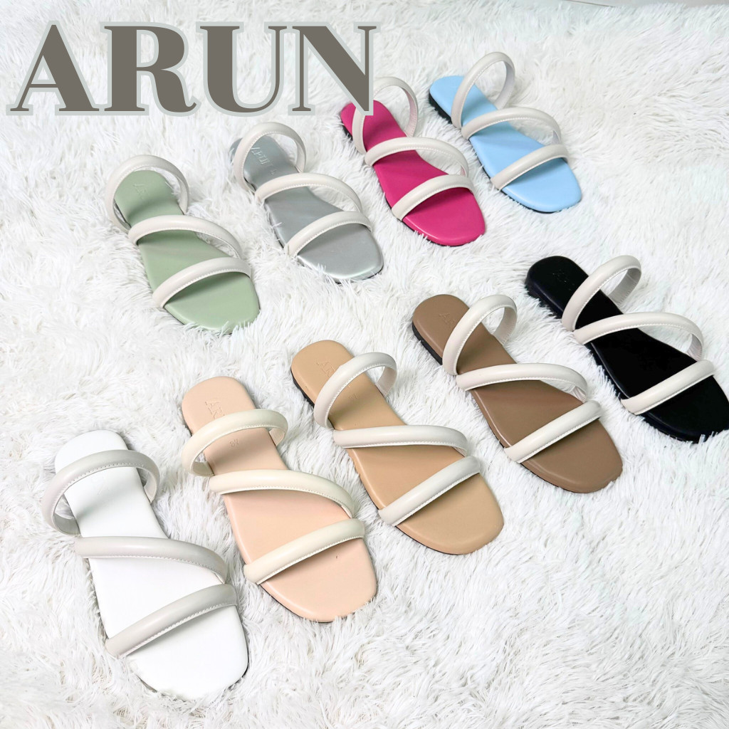 รองเท้าแตะแฟชั่น แบรนด์ ARUN รุ่น AR2032 หนังนุ่ม