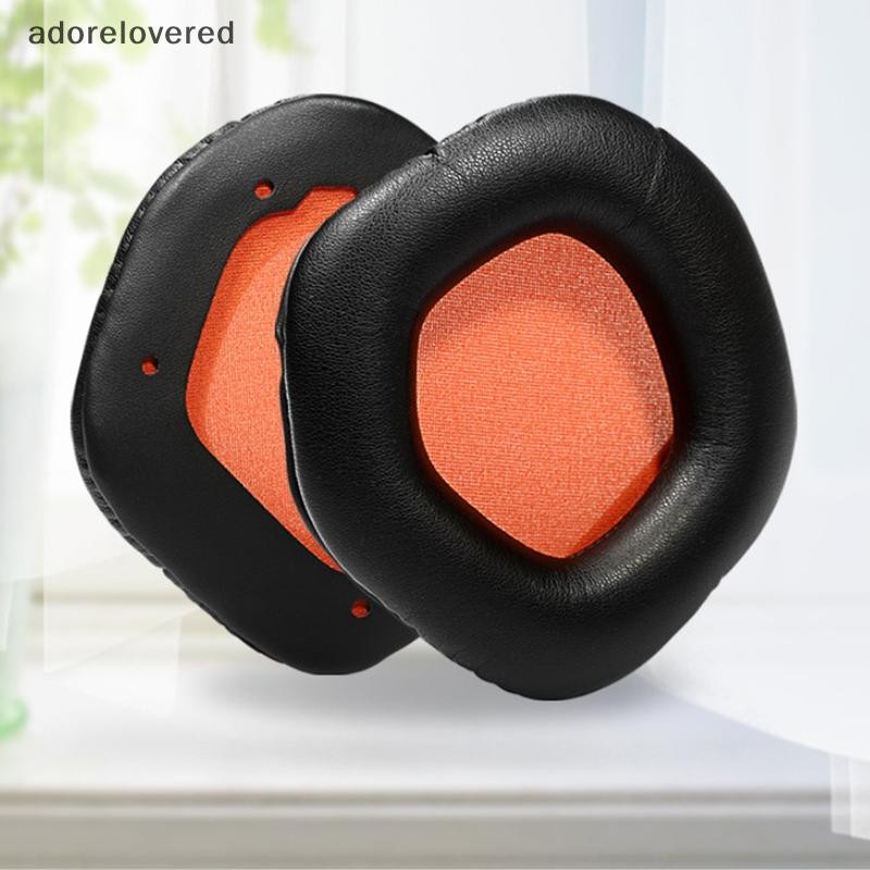 Adorelovered 1 คู่เปลี่ยน Potein หนังหน่วยความจําโฟมเบาะแผ่นรองหูฟัง Earprads สําหรับ Asus Rog Strix 7.1 2.0 PRO DSP หูฟังไร้สาย gafds