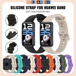 สายยางเดิม Huawei Band 10 9 8 NFC อ่อนนุ่มเปลี่ยนสายนาฬิกาเข็มขัดรัดอุปกรณ์เสริม for Huawei Band 9 8