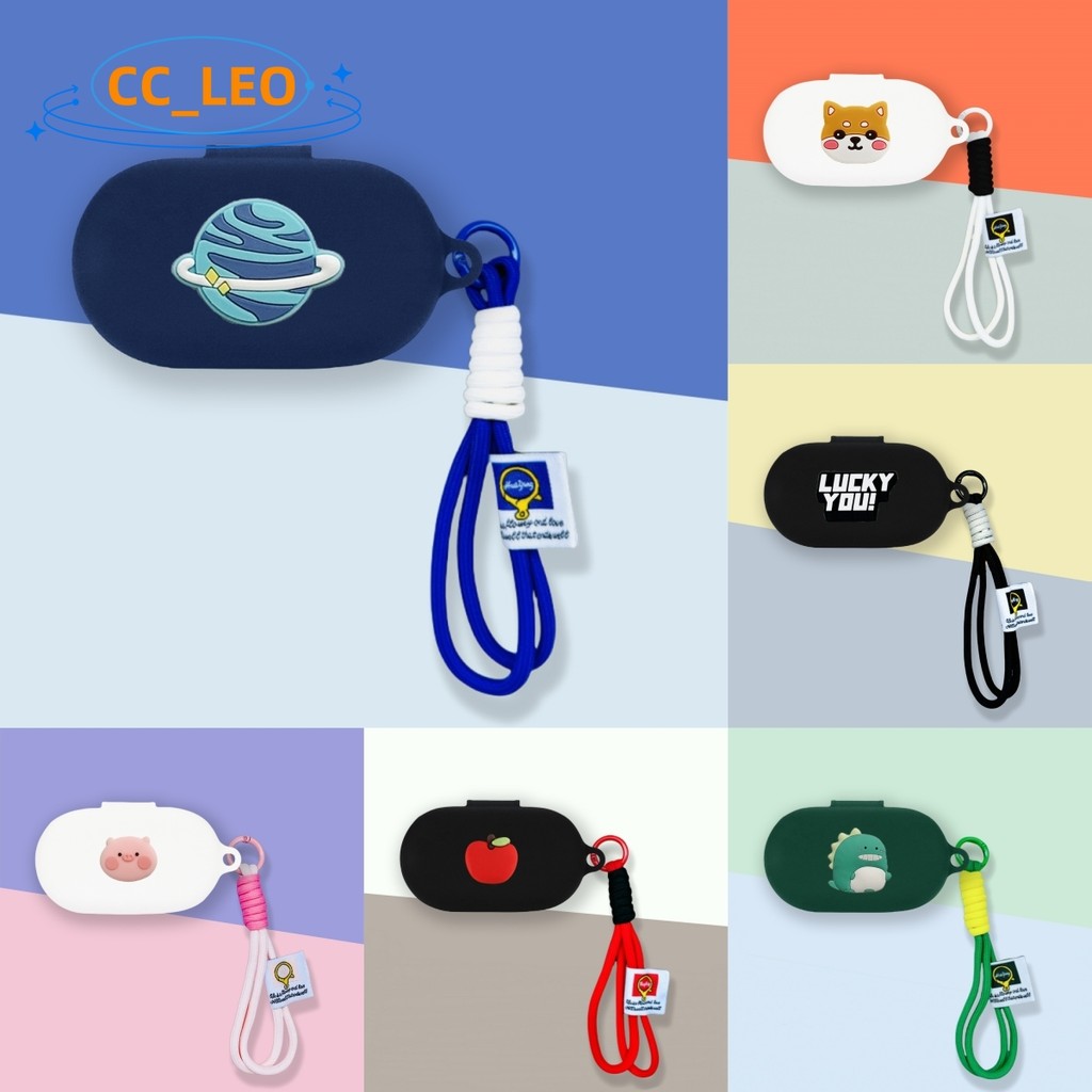 For Baseus Bowie MA10 Pro Case Cute Piggy Lanyard Pendant Silicon Soft Case Baseus Bowie MA10 Pro Sh