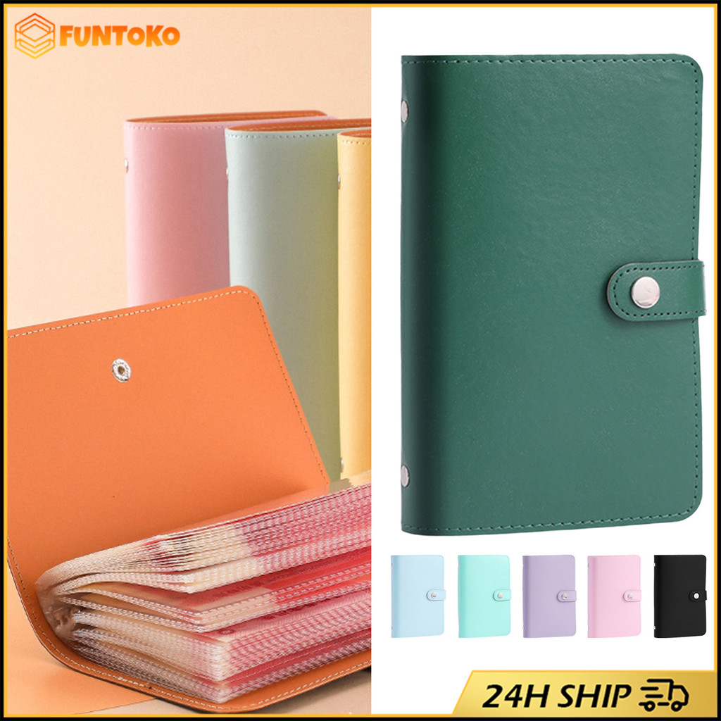 สินค้ามีคุณภาพ ใส่ได้100ใบ สมุดเก็บเงินแบงค์ สมุดสะสมธนบัตร หนังPU เก็บตัง หลายสีให้เลือก