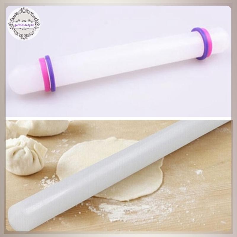 GG Rolling Pin Sugarcraft Fondant Gum Paste เค้กลูกกลิ้งเค้ก Bakeware เครื่องมือ TH