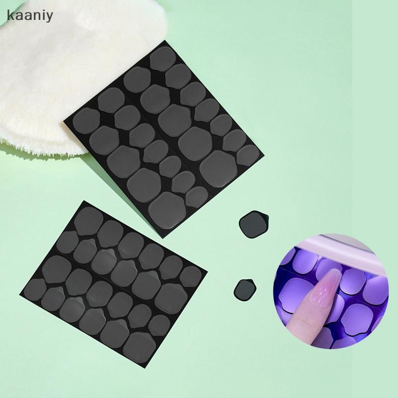 [KAN] เล็บฟิล์มสีดํา Light Cured Jelly กาว 16x Phototherapy UV Solid Jelly Gel สวมใส่บนเกราะแข็งเกราะที่ถอดออกได้กันน้ํา FXH