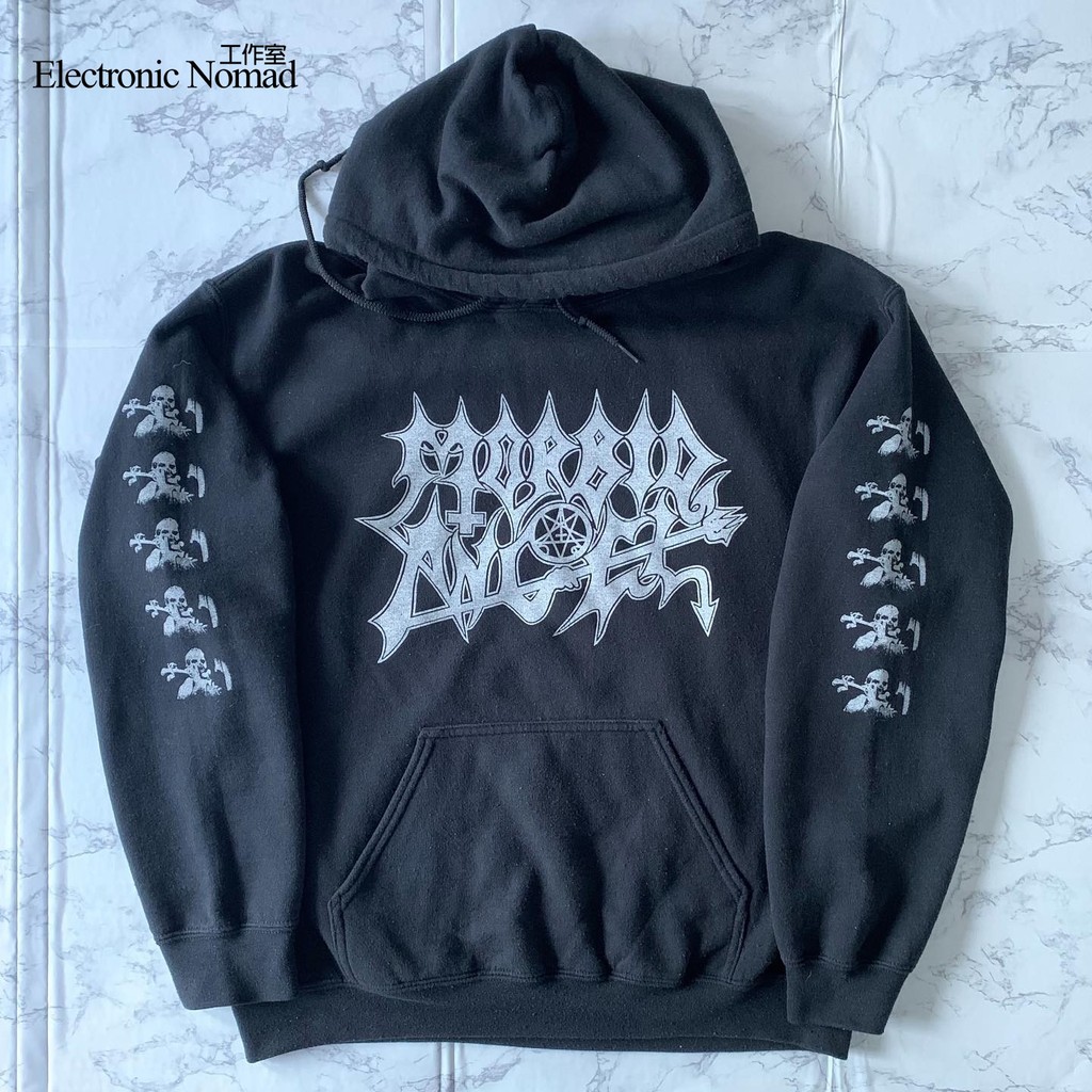 American Design Morbid Angel Casual Hooded Sweatshirt พิมพ์ Casual All-Match ผู้ชายผู้หญิง Tops