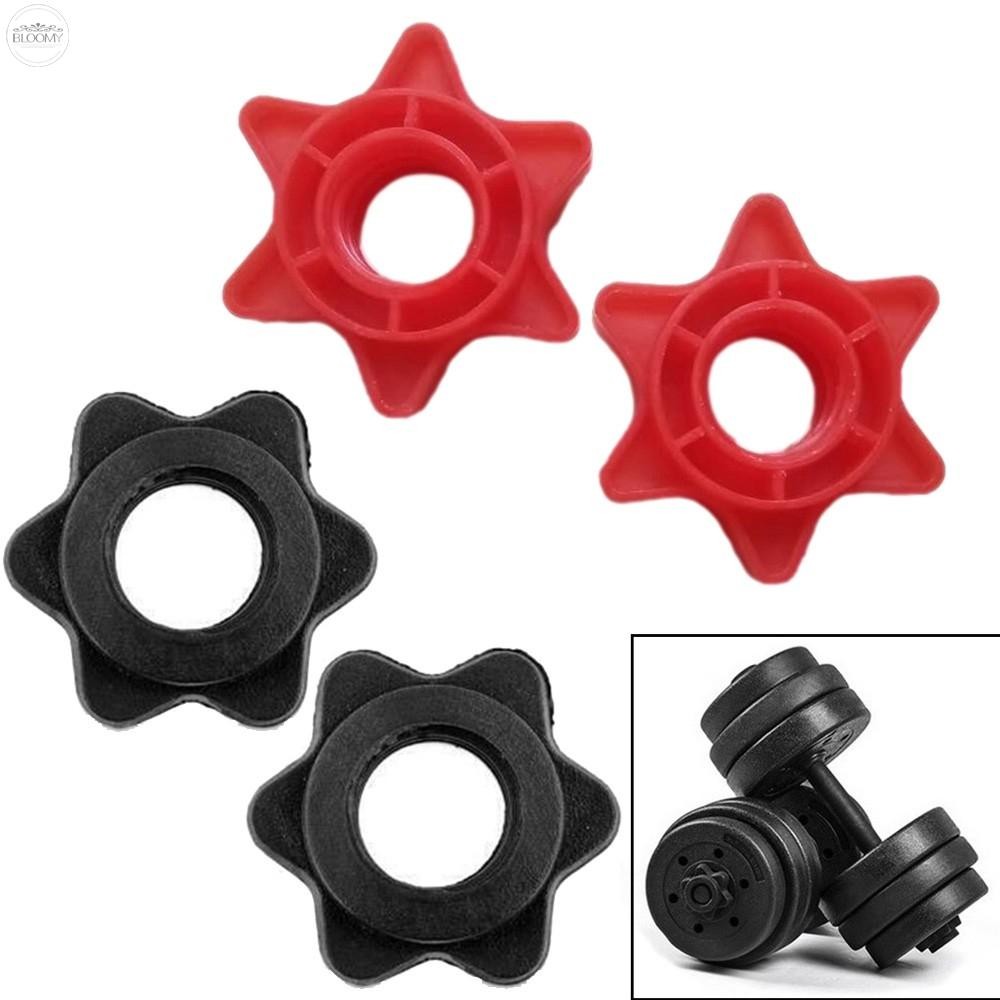 2pc Weight Check Nut Barbell Bar Clips Spin Lock Screw Dumbbell/Spinlock Collars