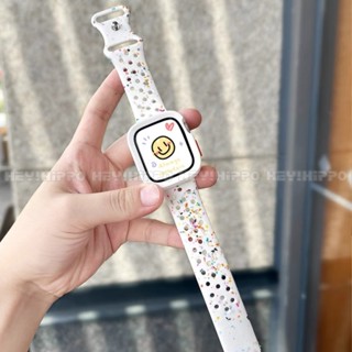 สายรัดซิลิโคนระบายอากาศสีสันสดใสเหมาะสําหรับสมาร์ทวอทช์ซีรีส…