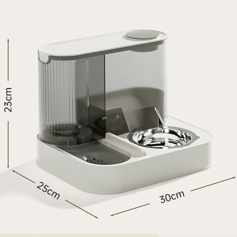 เครื่องให้อาหารสัตว์เลี้ยง ที่ให้อาหาร-น้ำอัตโนมัติ เครื่องป้อนแมวอัตโนมัติ สำหรับสัตว์เลี้ง แมว สุนัข - รูปที่ 7