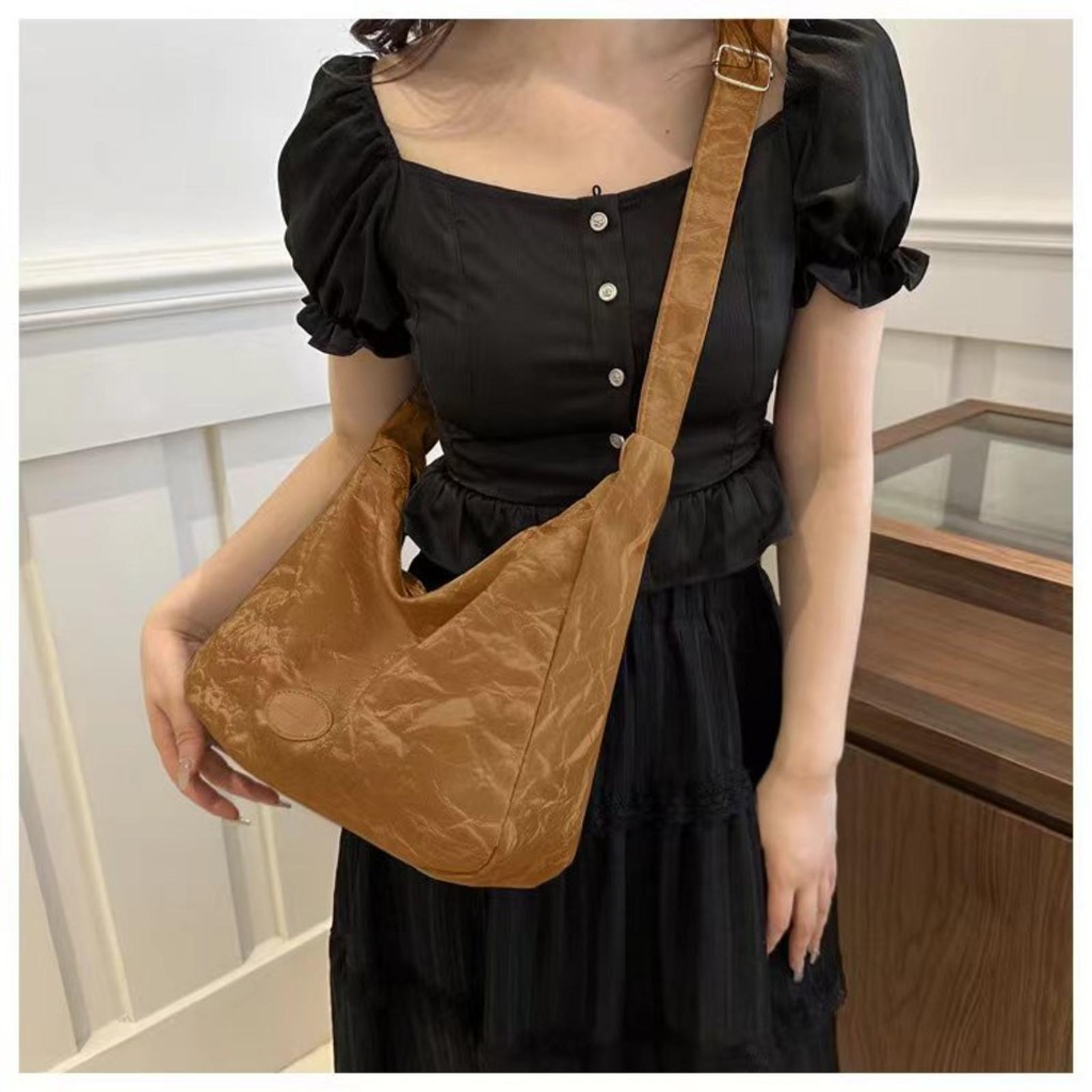 【พร้อมส่ง】miss bag fashion1 กระเป๋าสะพายข้าง กระเป๋าถือ สะพายไหล่ กระเป๋าหนัง แฟชั่นสไตล์เกาหลี