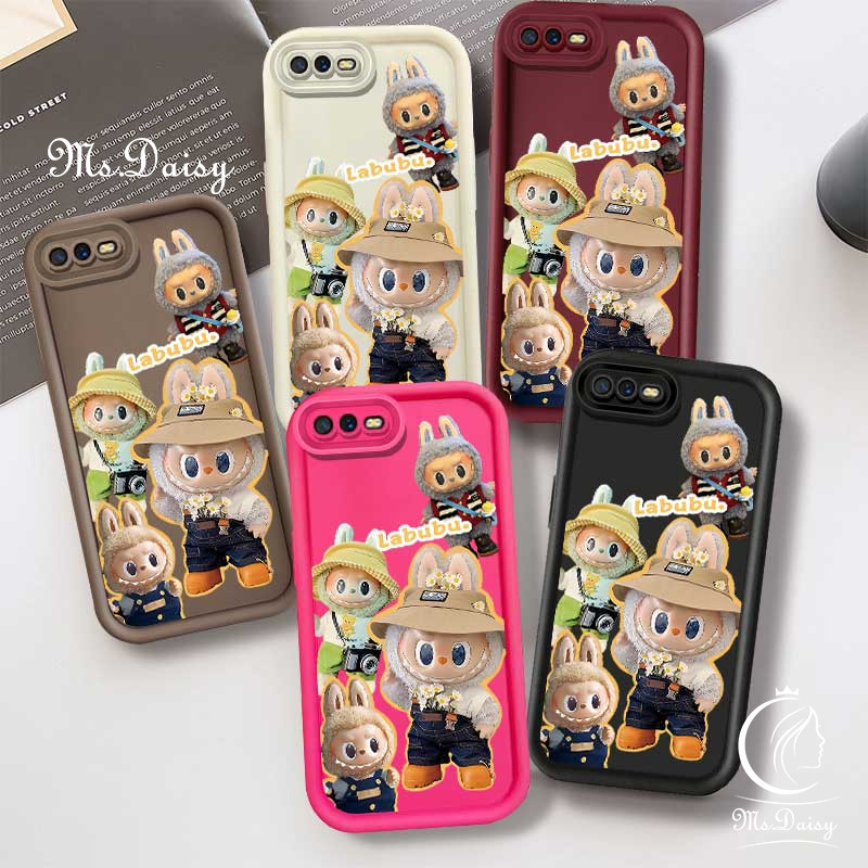 สําหรับoppo OPPO A1 A1X A9X A74 A95 A76 A78 A79 A83 A93 A94 ตลกน่ารักLabubuเคสโทรศัพท์กันกระแทกนุ่มTPUฝาครอบโทรศัพท์