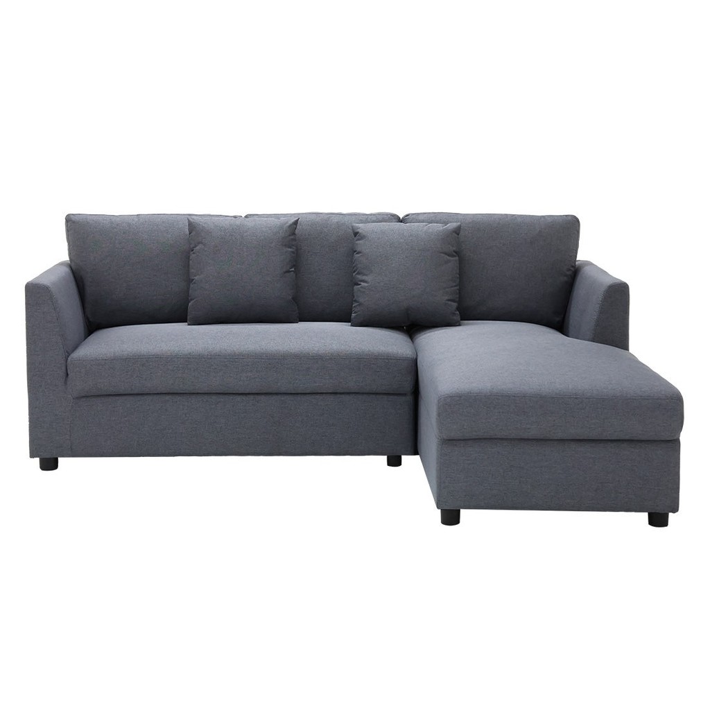 SB Design Square โซฟาเข้ามุมขวา รุ่น Riki สีเทา (198x148x82 ซม.) แบรนด์ KONCEPT FURNITURE