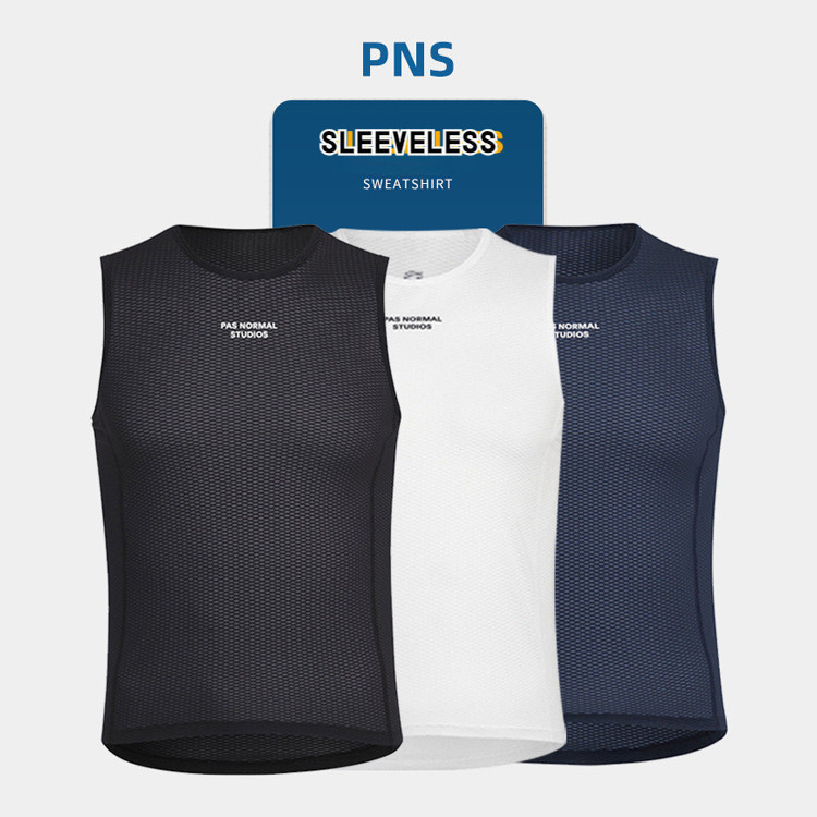 Pns ขี่จักรยานย์เสื้อยืดแขนกุดกีฬากลางแจ้ง MTB จักรยานถนนเสื้อยืดการดูดซึมเหงื่อแห้งเร็วระบายอากาศ