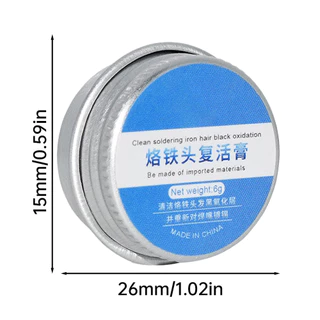 หัวแร้งบัดกรี Tinner Activator Tip Cleaner Remover Lead Free 6g