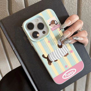 เคสโทรศัพท์ For iPhone 17 AIR 13 11 16 12 18 15 14 Pro Max 15Pro ซองหนัง ลายการ์ตูน กันกระแทก สีต่างๆ เคสมือถือน่ารักๆ