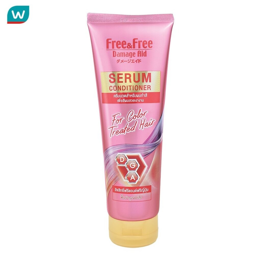 Free&Free ฟรี แอนด์ ฟรี เซรั่ม คอนดิชันเนอร์ สำหรับผมทำสี 240 มล.