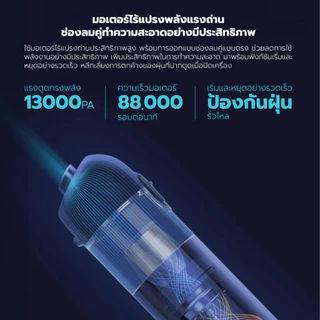 XIAOMI VACUUM CLEANER MINI เครื่องดูดฝุ่น เครื่องดูดฝุ่นพกพาไร้สาย ประกันศูนย์ไทย 1 ปี