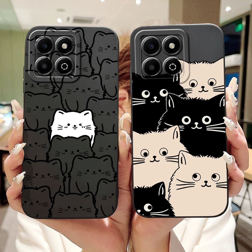 เคสโทรศัพท์ Honor X6b เคสแฟชั่นน่ารักดอกไม้แมวนักบินอวกาศซิลิโคน JDY-LX1 JDY-LX2 ฝาหลัง ราคา ถูกที่สุด ดีลบีเคเค แกลเลอรีภาพที่ 5