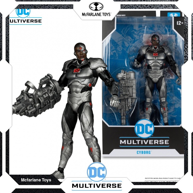 Mcfarlane ของเล่น CYBORG (DC REBIRTH) DC Multiverse 7 นิ้ว Movable Figures Action Figure Collectible Series ของเล่นเด็กตัวเลขการกระทํา