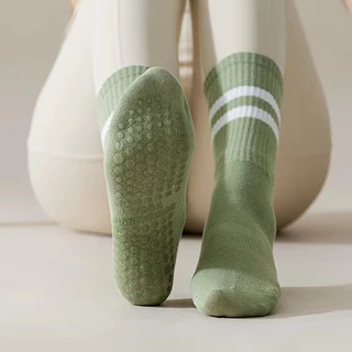ถุงเท้าปุ่มกันลื่นCotton ระบายอากาศได้ถึงเหมาะสำหรับโยคะ/พีลาทิสCotton non-slip socks suitable for yoga G2947