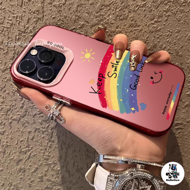 สายรุ้ง เคสโทรศัพท์For Samsung Galaxy A12 A05 A11 A04 A34 A54 A05S A21S A30 A15 A03S A23 A53 A33 A20S กันกระแทก เคส Case - รูปที่ 3