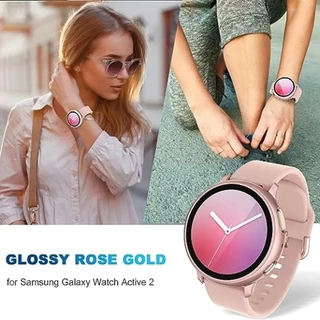 สายรัด + PC สําหรับ Samsung Galaxy นาฬิกา Active 2 สร้อยข้อมือซิลิโคนอ่อนนุ่มครอบคลุมกันชนสําหรับนาฬิกา 4/5/6/7/FE 40 มม.44 มม.ฝาครอบป้องกัน
