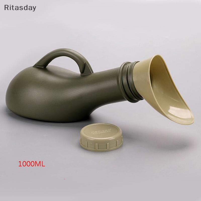 Ritasday Unisex ขวดปัสสาวะแบบพกพาสตรีสุภาพสตรีหญิง Mens Boy Camping Travel ใหม่ใหม่