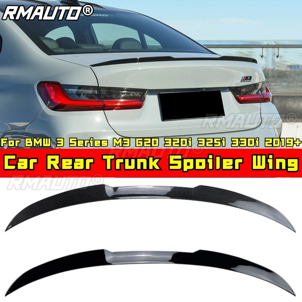 สําหรับ BMW 3 Series M3 G20 320i 325i 330i Body Kit ด้านหลังสปอยเลอร์ด้านหลังด้านหลังสําหรับ BMW 3 S