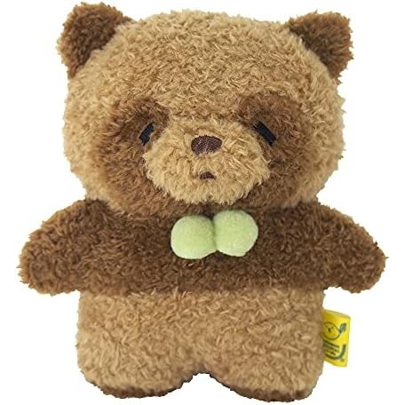 Sunlemon Tatton Tanuki Brown S 14 x 5.8 x 20ซม. ตุ๊กตาสัตว์ P-7862【Direct from Japan】