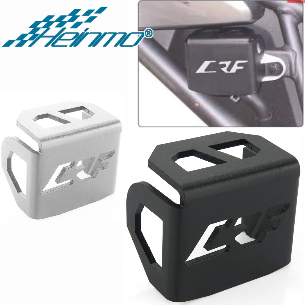 สําหรับhinda CRF 1000L CR1000L Africa Twin 2016-2018 ด้านหลัง Brake Fluid Reservoir Guard ฝาครอบอลูมิเนียม