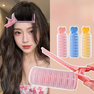 Influencer Seamless Head Hair Root Fluffy Lazy Air Bangs Cur…