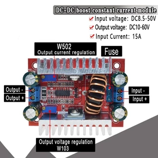 สเต็ปอัพ วงจรเพิ่ม แรงดันไฟฟ้า 400W/1200W/1800W 15A/20A DC-DC Boost Converter แปลงไฟจาก 8.5-50V เป็น 10-60V (Step Up)