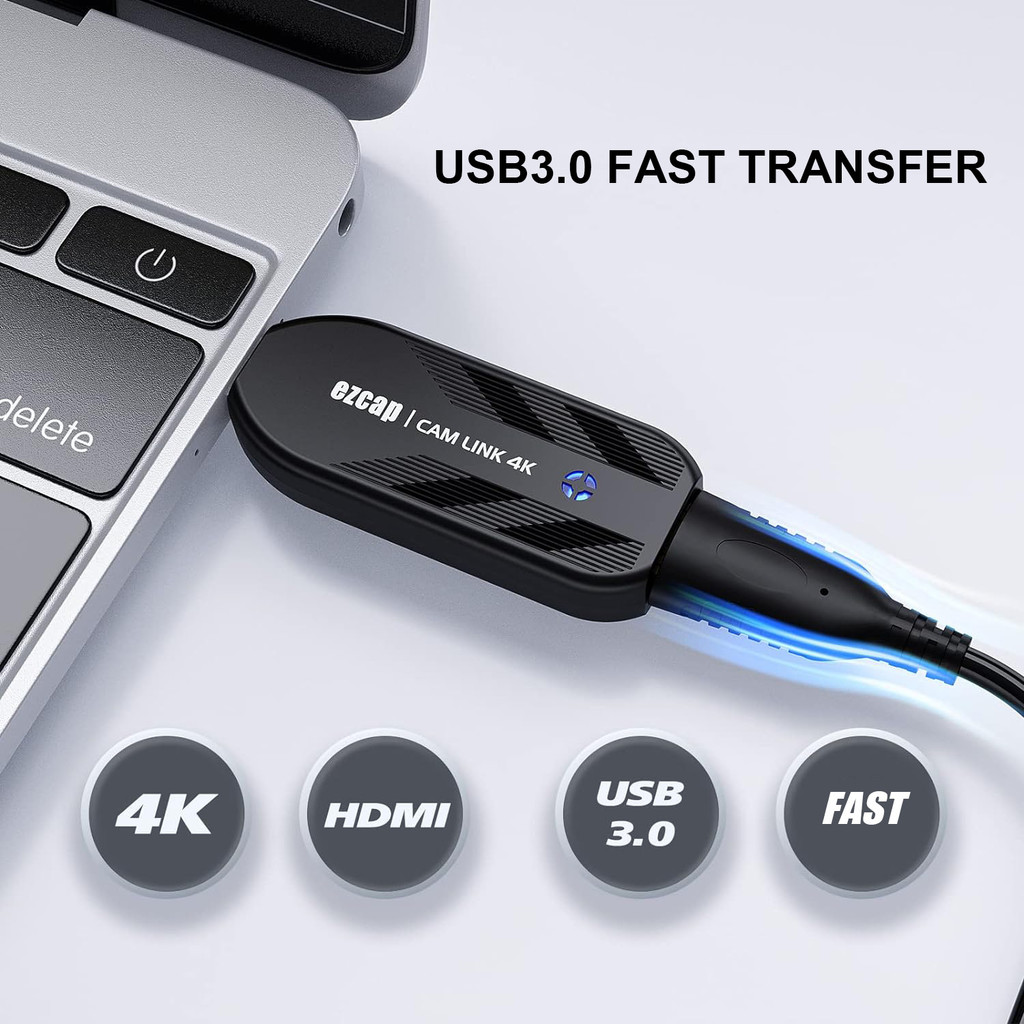4K HDMI Audio Video Capture Card สําหรับกล้อง DSLR กล้องวิดีโอ Action Cam แล็ปท็อป PC Broadcast Live