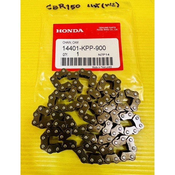 โซ่ราวลิ้น CBR ,CBR150 ,CBR150i หัวฉีด ,CBR150R ,CBRทุกรุ่น 📌114ข้อ แท้WS(HONDA) โซ่ราวลิ้นซีบีอาร์ 