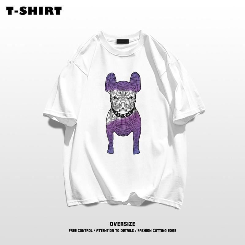 [MODERN TEE]เสื้อยืดโอเวอร์ไซส์ ผู้ชายและผู้หญิง ลาย เสื้อยืดผ้าคอตตอน ผ้าฝ้ายใส่สบาย สไตล์เกาหลี เสื้อยืด มินิมอลผ้ายืด