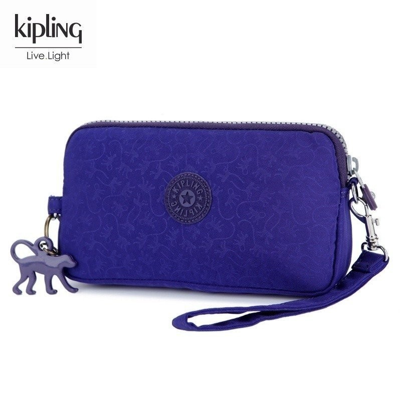 KIPLING กระเป๋าคลัทช์ ความจุสูง หรูหรา แฟชั่นสําหรับผู้หญิง