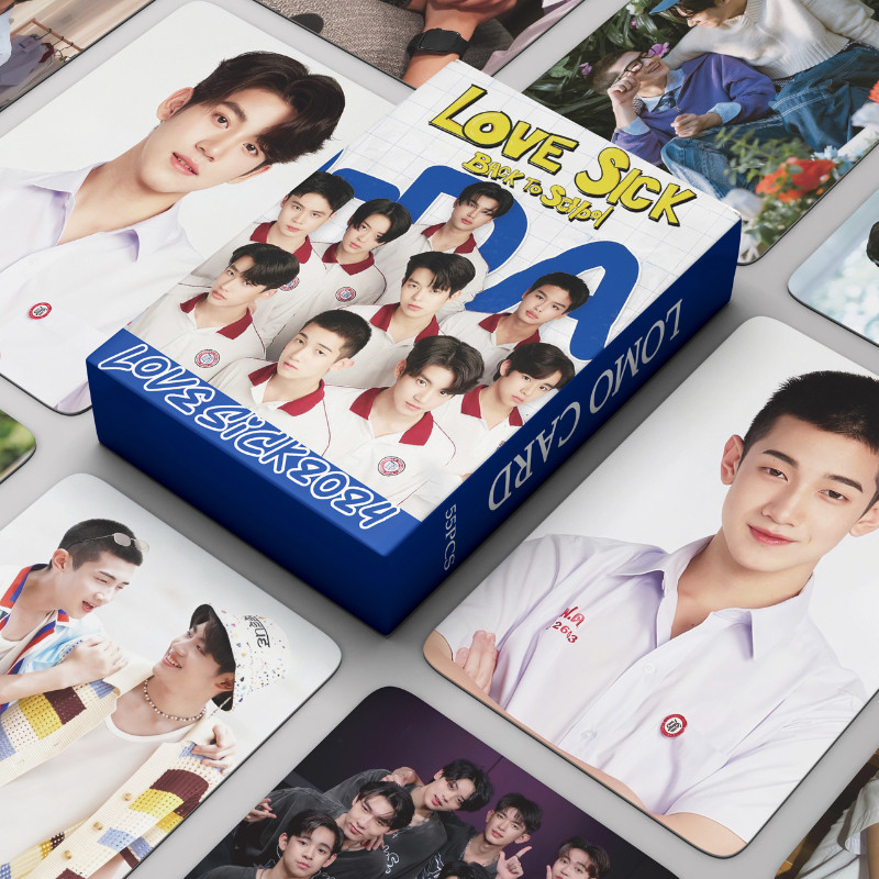Lovesick 2024 การ์ด 55 ชิ้น Love Sick Photocards พร้อมสติ๊กเกอร์ตกแต่งสติ๊กเกอร์