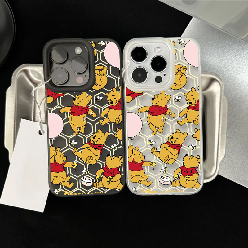 🔥GOOD🔥เคสโทรศัพท์การ์ตูน Matte น้ำแข็ง เชอร์รี่ ฝาครอบโทรศัพท์นุ่ม IPhone 11 14 15 13 12 Pro MAX XR 7/8 Plus 16 XS MAX