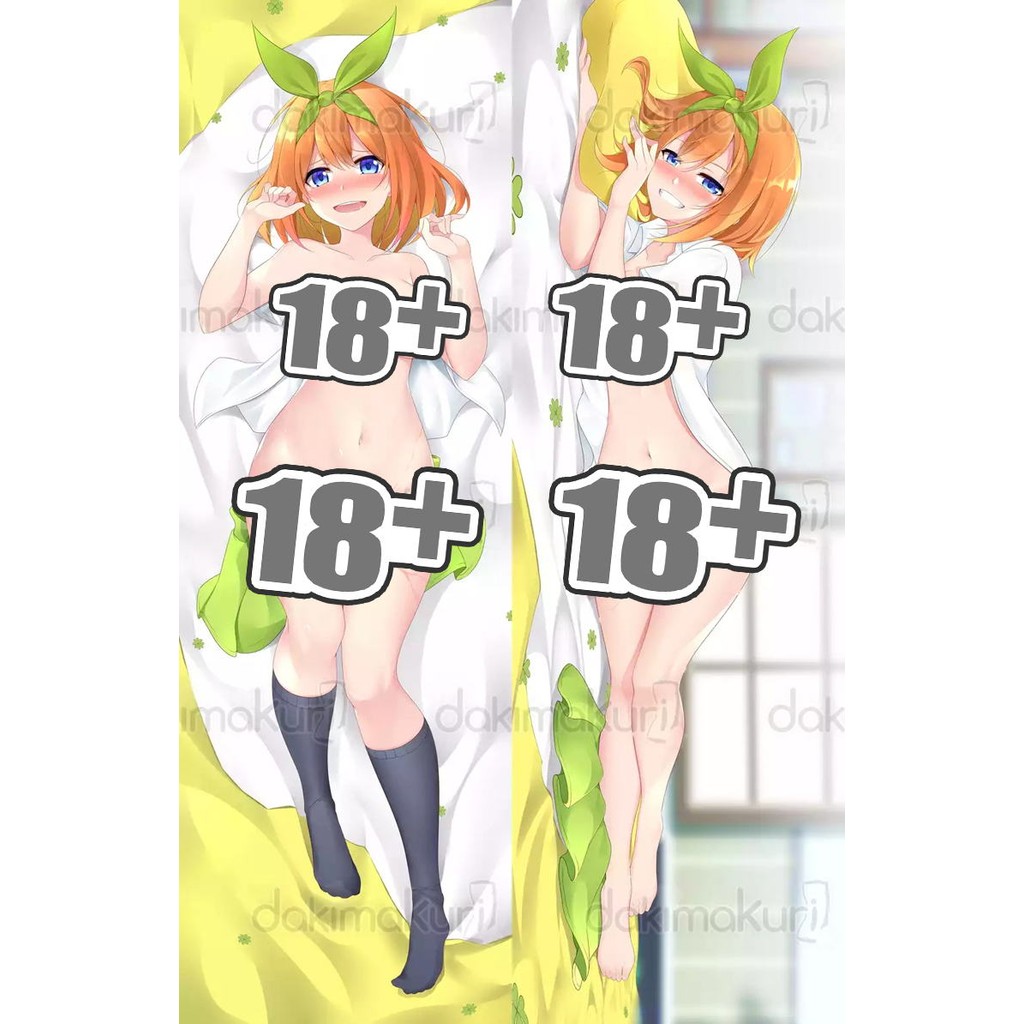 Dakimakura ปลอกหมอน Gotoubun ไม่มี hanayome Nakano Yotsuba และ Nakano Nino 5-toubun เกมอะนิเมะตัวละคร Body-pillow ฝาครอบการ์ตูน Custom Made Body โยน - รูปที่ 4