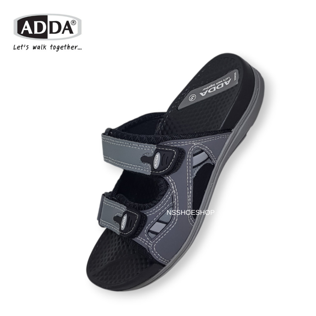 [ส่งเร็ว] Adda 22W20 รองเท้าแตะแบบสวม ปรับสายได้ พื้นกันลื่น ไซส์ 4-9