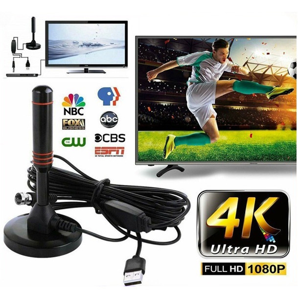 JUM DIGITAL TV ANTENNA รุ่น DVB-T2 เสาอากาศทีวีดิจิตอล เสารับสัญญาณทีวีดิจิตอล เครื่องขยายเสียงคู่