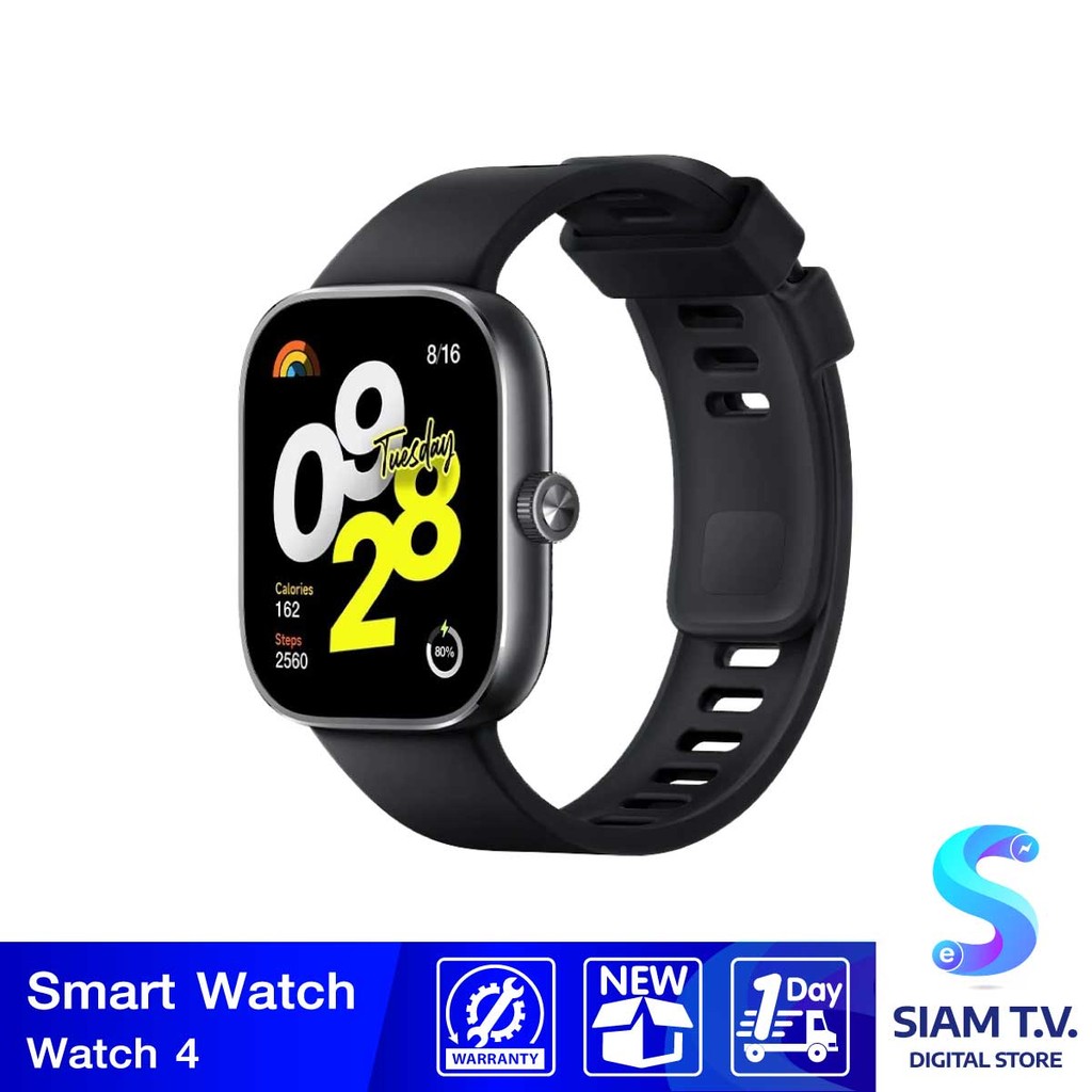Redmi Watch 4 Obsidian Black โดย สยามทีวี by Siam T.V.