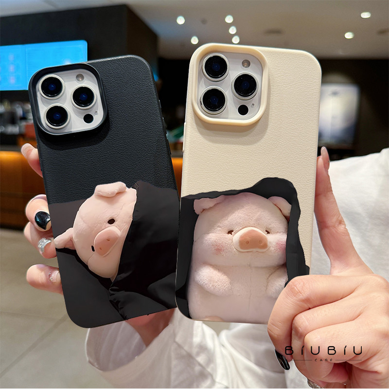 แอปเปิ้ลโทรศัพท์ ลูกหมูน่ารัก สำหรับ iPhone เคสไอโฟน 13 12 11 PRO MAX X XS MAX 16 15 14 XR 7/8PLUS จัดส่งจากประเทศไทย