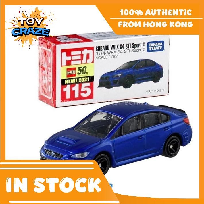 [Original] Takara Tomy Tomica Diecast Model Car No115 Subaru WRX S4 STI Sport